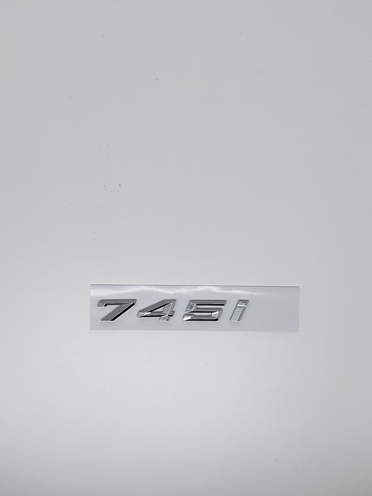 3D ABS Car Trunk Letters Logo Decals Badge Emblem Sticker For BMW 7 Series 730Li 740Li 745Li 750Li 760Li G11 G12 E38 E65 E66 F01