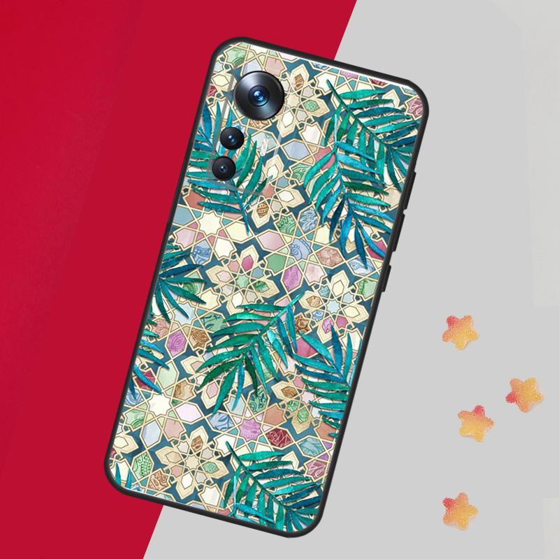 Gedämpfte Marokkanische Mosaikfliesen Für POCO F5 X3 X5 Pro F3 F4 M5s X4 GT Hülle Für Xiaomi 13 14 Pro 11T 12T 13T Pro 12 Lite 12X