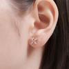 CRANNE 14K GF Lilac Cubic Point Earrings C24EGF212