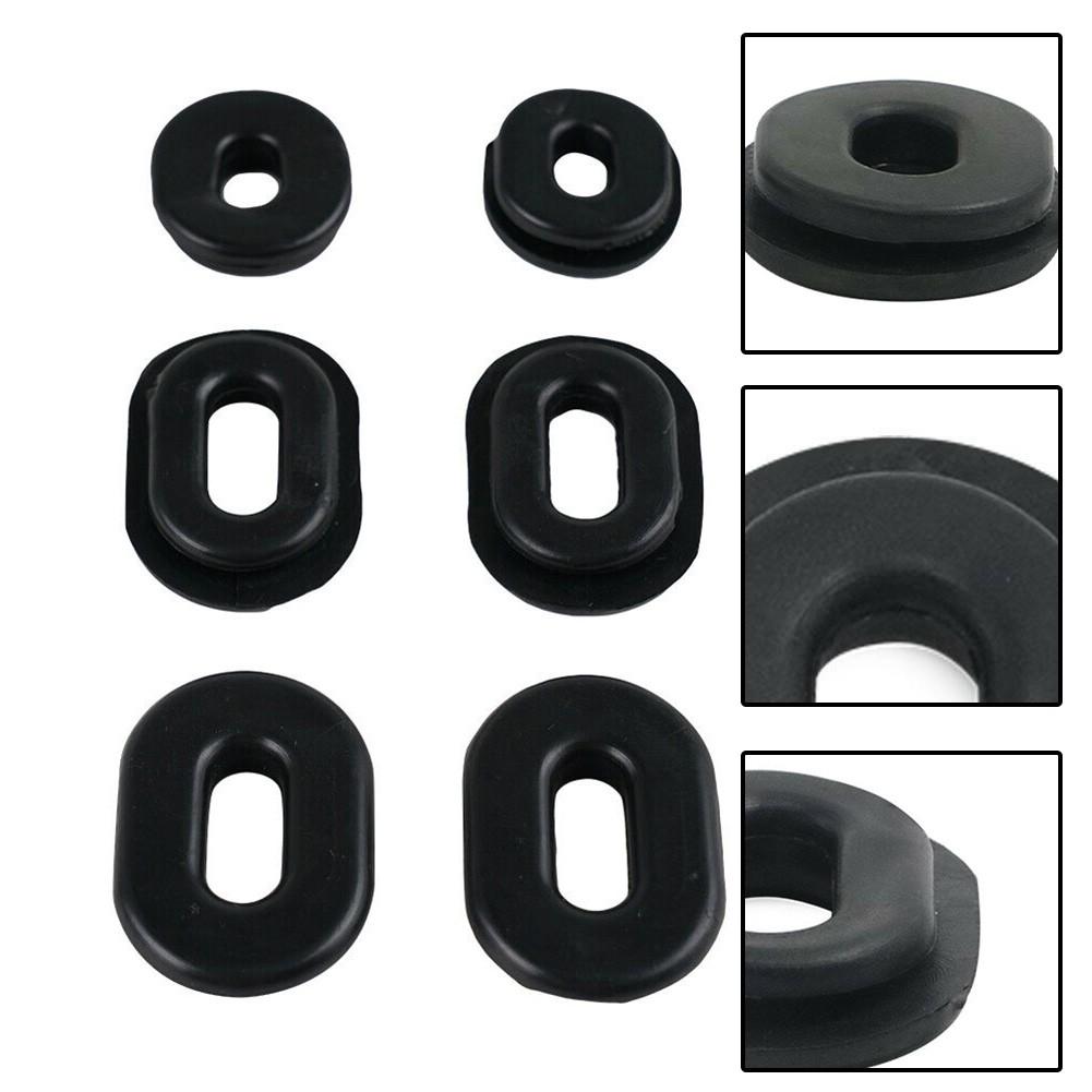 Rubber Side Cover Grommet Set, For-Honda,CB CL SL XL100 CB CT SL TL XL125,CB200