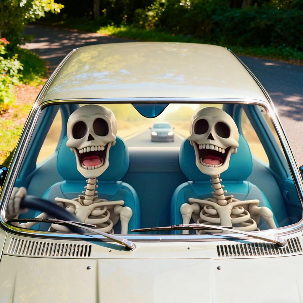 Fun Windscreen Sunshade Universal Foldable Front Window Sunshade UV Rays And Heat Cute Windscreen Cover