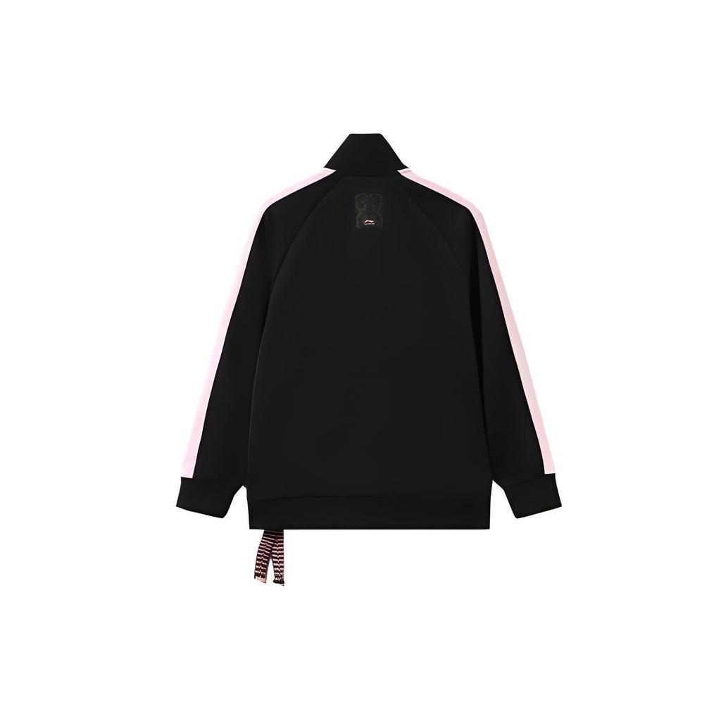 Li Ning Skateboard Jackets Men's Black Stand Collar Moderate Other AFDR835-1