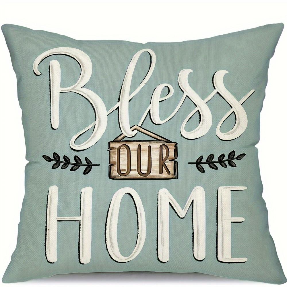 Sweet Home Pattern Design, Soft and Comfortable, Sofa and Chair Cushion Cover, Suitable for All Kinds of Rooms and Places