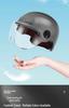 Certified 3C Electric Motorcycle Helmet: Retro, Breathable, All-Season, Lightweight for Men and Women