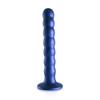 Ouch! - Silicone G-Spot Dildo with Beads - 16.5 cm