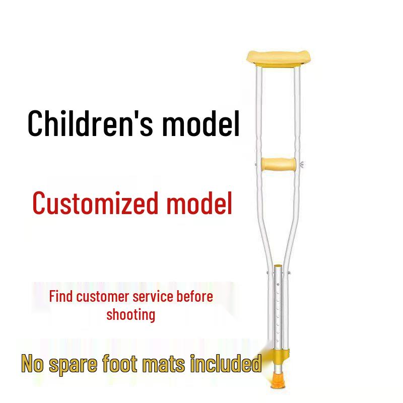 

Adjustable Non-slip Underarm Crutches for Rehabilitation and Elderly or Disabled Walking Support Aluminum Standard