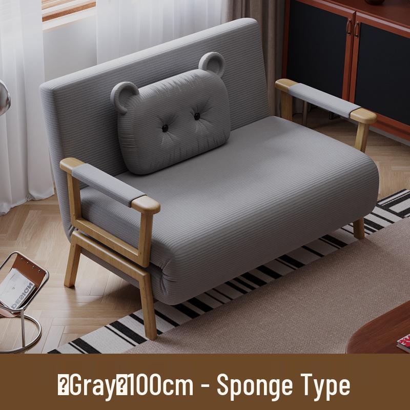 Creative Foldable Sofa Bed - Space-Saving, Thickened, and Comfortable for One Person