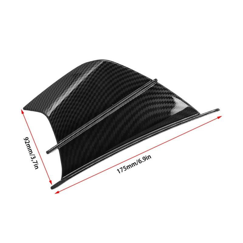 1 pereche de spoiler aerodinamic universal pentru motociclete cu aripa pentru motociclete modificată pentru decorarea motocicletei