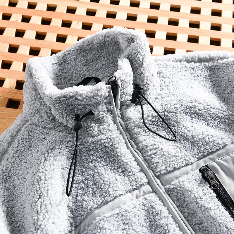 Men's Winter Thickened Lambswool Jacket - Outdoor Mountain Style, Warm, Loose, Casual, Stand Collar, Trendy. Highly Recommended!