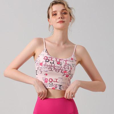 Amerikanischer Retro Pin-up Print Yoga Tank Top Set