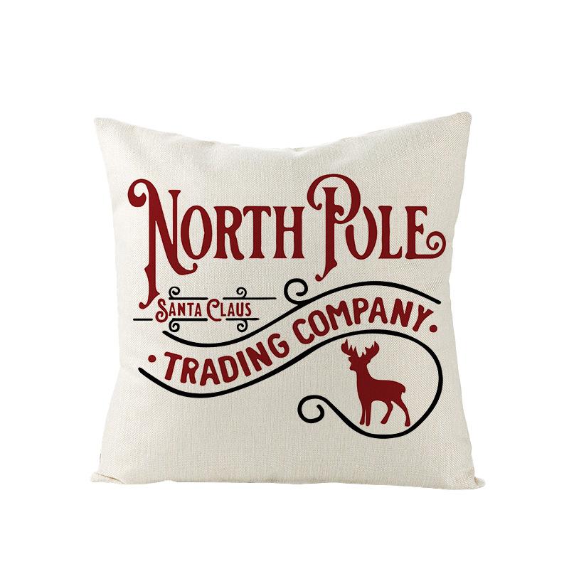 New Christmas Pillow Cover Nordic Farmhouse Pastoral Christmas Sofa Pillow Cushion Cover