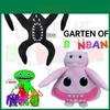 Cute Black And Pink Banban Kindergarten Garden Plush Toy For All Ages 20cm/7.87in