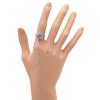 NON BRAND - Star sapphire 4.73ct, diamond 0.13ctRing ring Pt850/sapphire #11(JP Size) Array