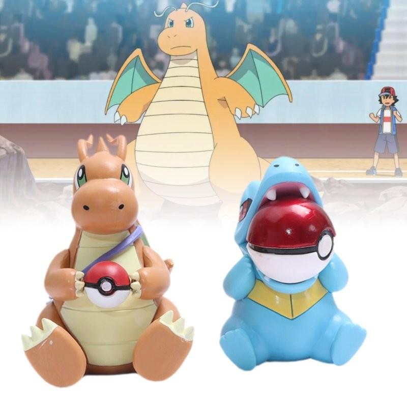 Dragonite Totodile 2pcs Toy Desktop Decoration Models Pvc Gift Material