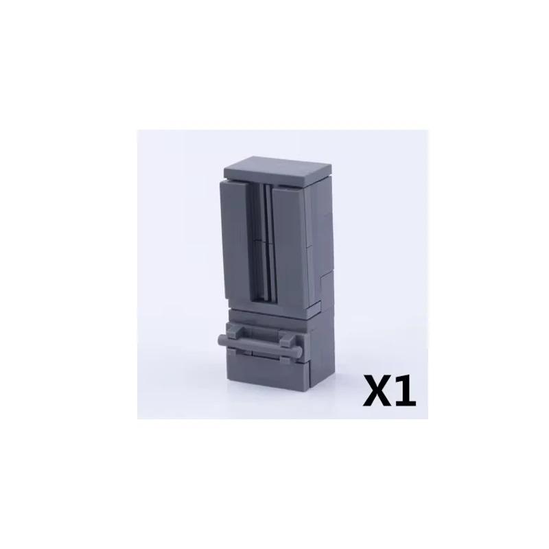 Set de Accesorios de Bloques de Construcción de Ciudad Máquina de Mahjong Consola de Juegos Muebles Sofá Cama Piano Refrigerador Juguete Mini Ladrillos Floristería