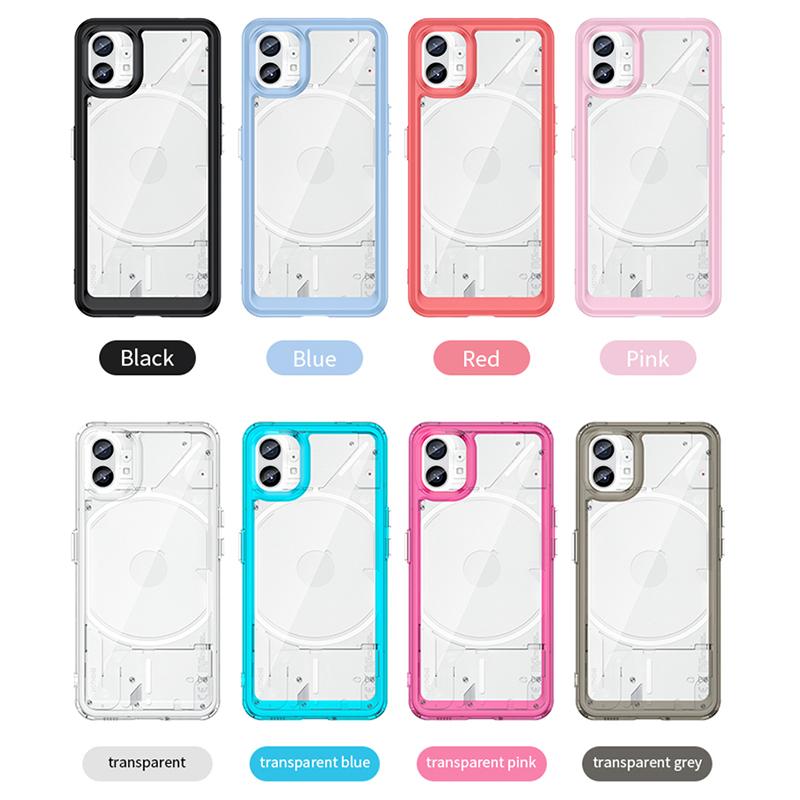 For Nothing Phone 1 Case Cover Nothing Phone 1 Capas Fundas Bumper Back Shockproof Clear Cover Nothing Phone 1 Transparent Case