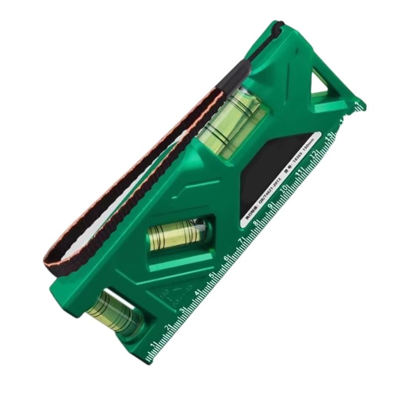 3 In 1 Small Magnetic Level Ruler Horizontal Vertical Measuring Leveling Tool Angle Finder for Household Applications