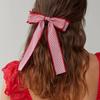 1PC Fashion Grid Fabric Bow Hair Clip for Girls Women Bow Ribbon Hair Clip Wedding Party Hair Accessories