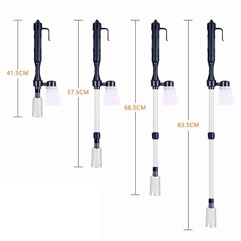 Electric Fish Tank Vacuum Cleaner Syphon Operated Gravel Water Filter Automatic Cleaner Sand Washer New
