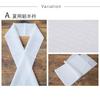 [Amemari] Demi-Col en Soie, Blanc Uni, Lavable, 100% Soie, Traitement Anti-Jaunissement, Élégant, Tenue Formelle, Toutes Saisons, Été, Tissage RoShioze,