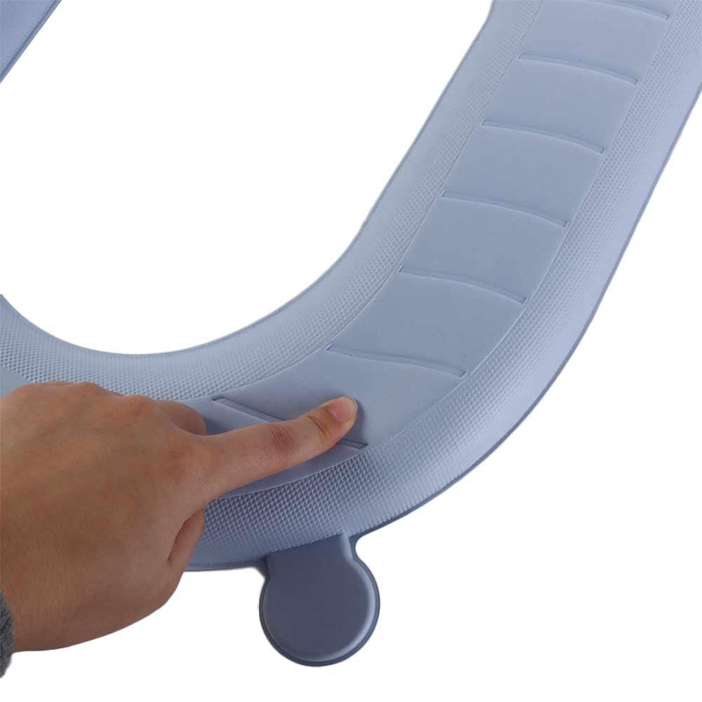 Reusable Toilet Seat Cushion With Handle Closestool Mat Washable EVA Toilet Seat Cover  Household