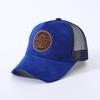 Sommer Runder Etikett Wildleder Baseballkappe Herren Netz Vielseitiger Sonnenschutz Damen Hip-Hop Hut Trendiger Hut