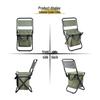 A1R Fishing Chair: Multifunctional Folding Outdoor Chair with Portable Ice Chest, Lightweight Backrest, and Fishing Stool.