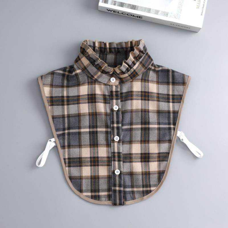 New Fake Victorian Stand Up Collar White Black Lace Collars Detachable For Women Blouse Lapel Shirt False Collar Woman