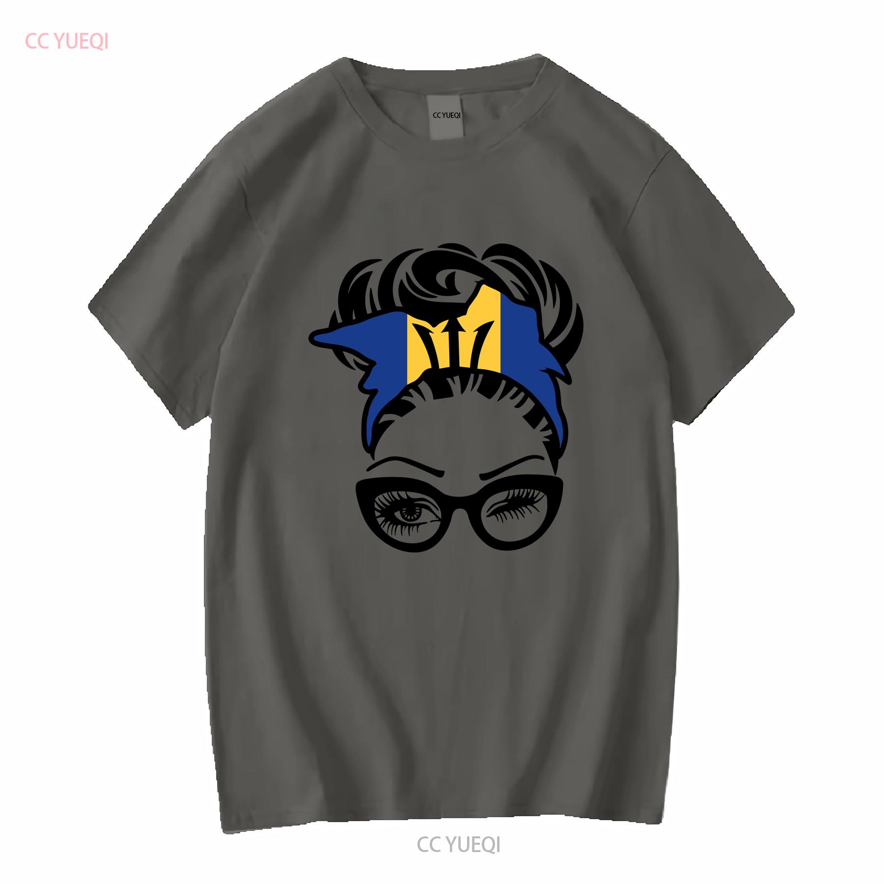 

Barbados Flag T shirt Women Head Scarf Vacay Souvenir Girls Trip long or short sleeves vintage Washed Stretched Comfortable 4XL