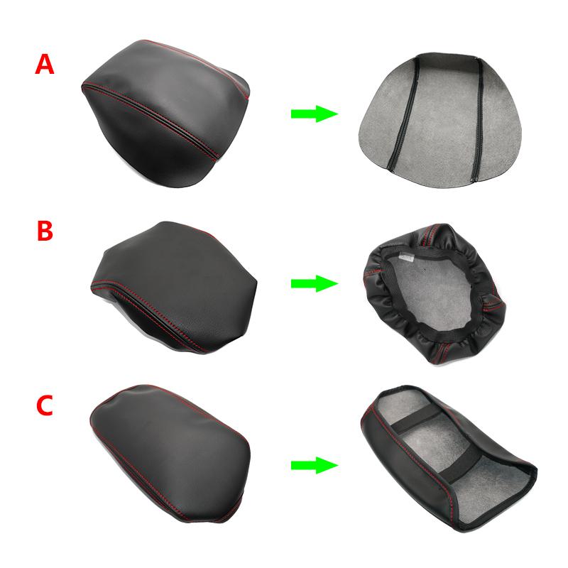 Husa de cotiera din piele moale pentru VW Tiguan 2014 2015 2016 Accesorii auto Capac interior al consolei centrale Capac cutie de cotiera Trim