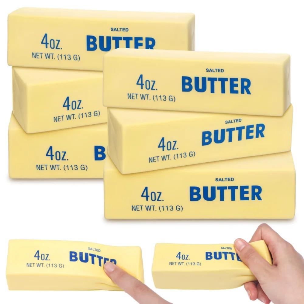 2PCS Butter Stick Squeezed Soft, Suitable for Children and Adults, Suitable for Parties, Games, Festivals, and Christmas Gifts