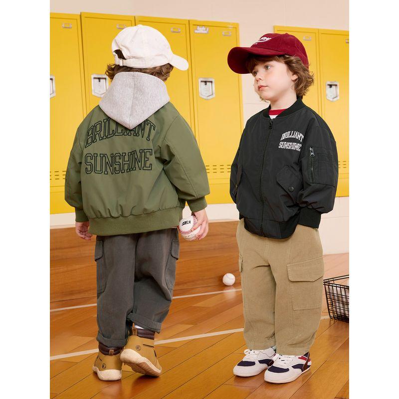 Boys' Baseball Collar Jacket Baby Spring and Autumn Clothing 2026 New Spring and Autumn Style Children's Wear Toddler Children's Top Trendy