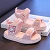 Girls' Summer Sandals2026New children's soft-soled Velcro open-toe beach shoes for girls, suitable for older children and princess shoes