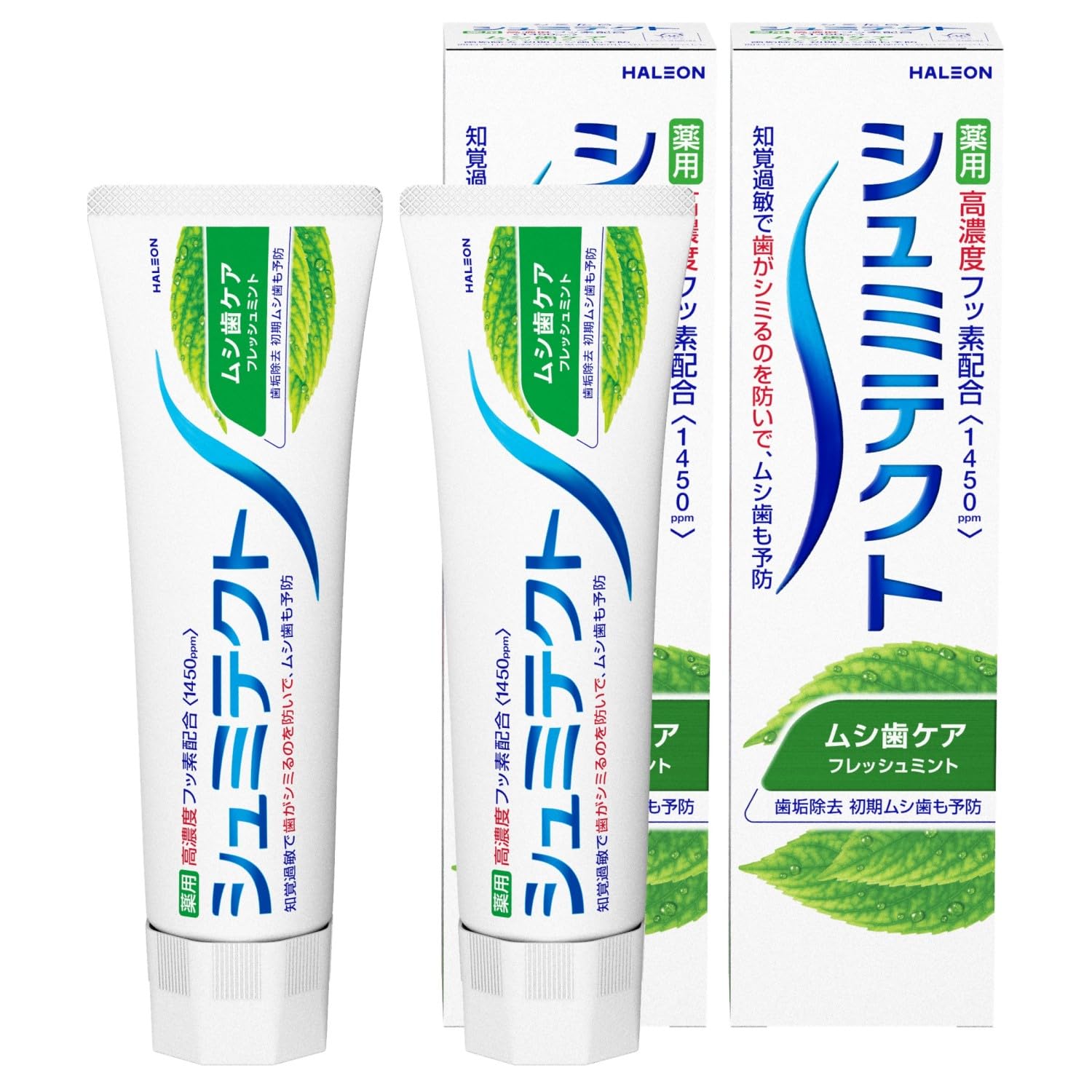 

Shumitect Cavity Care [Quasi-drug] Toothpaste for sensitive teeth High concentration fluoride (1450ppm) 95g 2 bottles