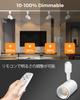 TuyuBEE Stepless Dimmable and Color-Adjustable Zoomable Track Light, 10W (100W Equivalent) Integrated LED Lighting, Bright Track Light, High Color