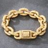 Massive 16mm Wide Link Man Bracelet for Men Vintage 316l Stainless Steel Men's Chain Bracelets Punk Jewelry Male Christmas Gifts