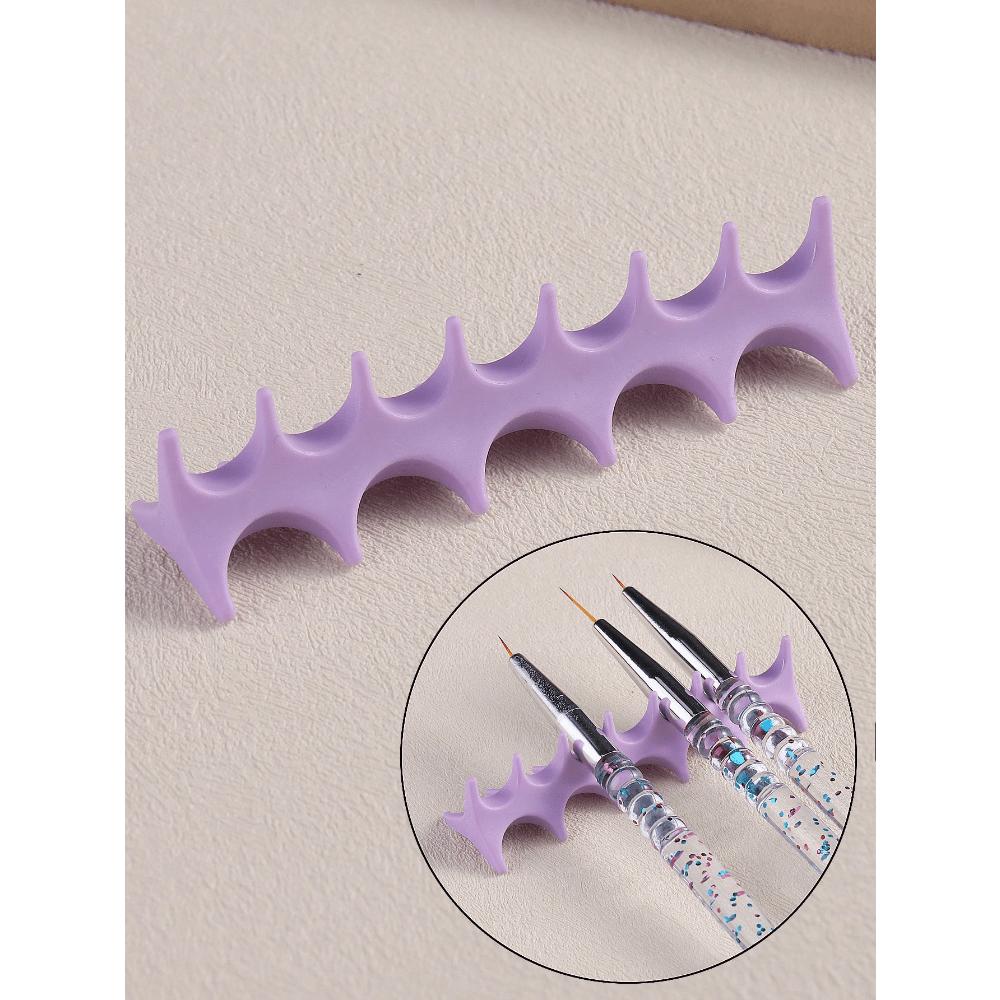 Stojak na pędzle do zdobienia paznokci Stylowy design Uchwyt na pisaki do malowania paznokci Display Narzędzia do salonu manicure, Nadaje się do przechowywania uchwytów na pisaki