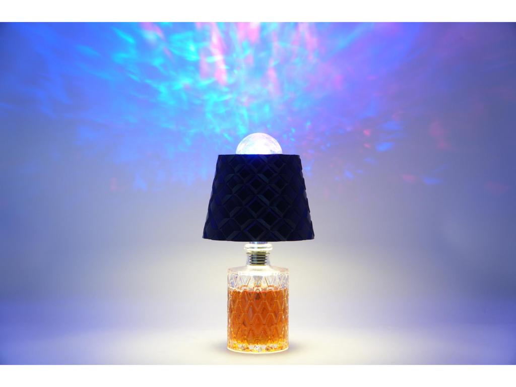 Lampada da Tavolo Bottiglia di Vino Cielo Stellato: Luce Notturna Creativa per l'Atmosfera in Camere da Letto e Bar