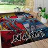Custom Name Spider-Man Comic Artwork Carpet Rug Customizable Soft Washable Anti-Slip Home Living Room Sofa Mats Personalized Rug. 09097