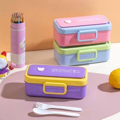 700ML Bento Lunch Box Meal Prep Contenitori per la conservazione degli alimenti Freschezza Conservazione Lunchbox per casa Cucina Scuola All'aperto
