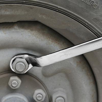 Multifunkční oboustranný klíč, oboustranný očkový klíč, tepelně zpracovaný, kalený, ofsetový očkový klíč, nástroj pro opravu automobilů