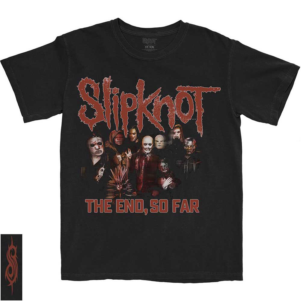 Slipknot The End So Far Фото группы Футболка S-XXL Футболка Официальная футболка группы S