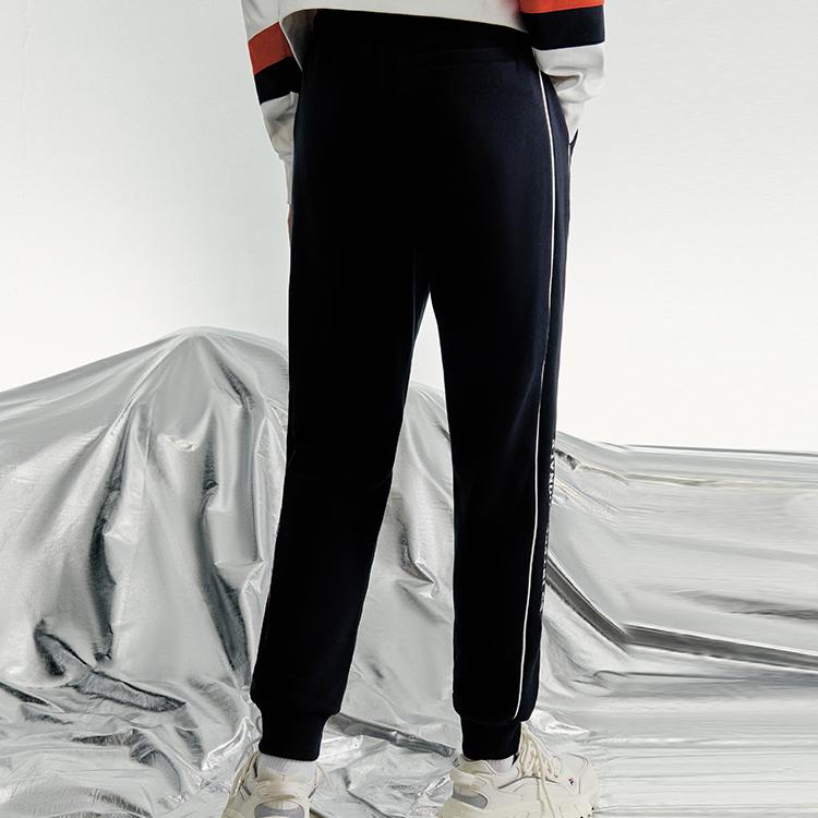 Fila Fusion Cuffed Basketball Casual Knit Retro Sports Pants Women Bottoms Black T11W042611F-BK