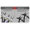 New Multi-purpose Circlip Pliers Internal and External Dual-purpose 2 In 1 Card Retaining Pincer Multi-function Hand Tool