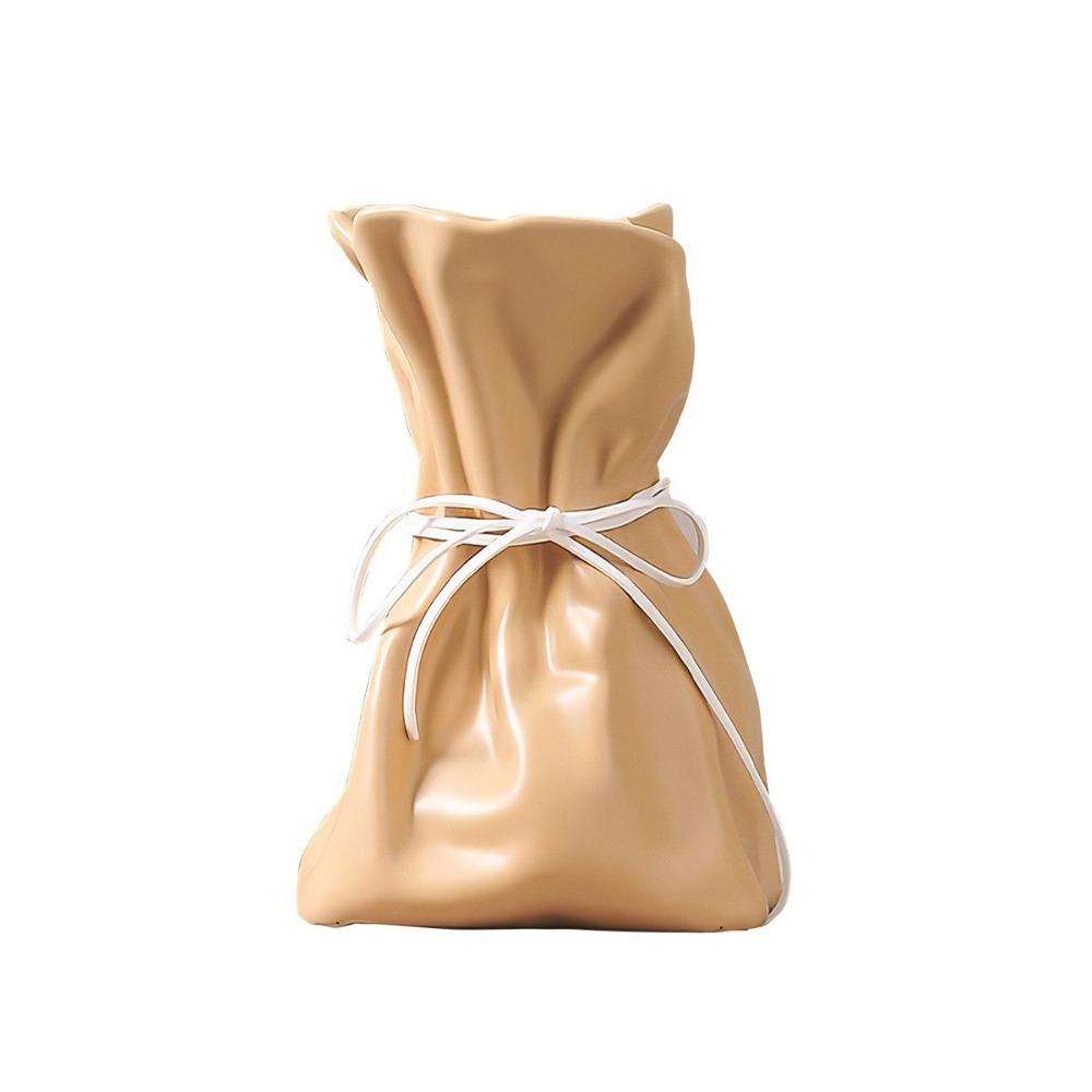 Minimalist Irregular Resin Vase Romantic Hydroponic Flower Pot Entrance Ornament
