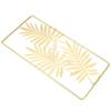 Metal Leaf Wall Decor Golden Nordic Style Elegant Ambience Sturdy Durable Wear Resistant Metal Wall Decor