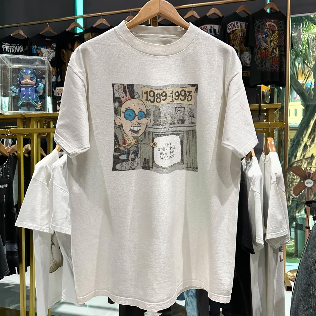 1989 Sub-Pop John Peel Sub-Pop Sessions -1993 Rare T-Shirt White S XL