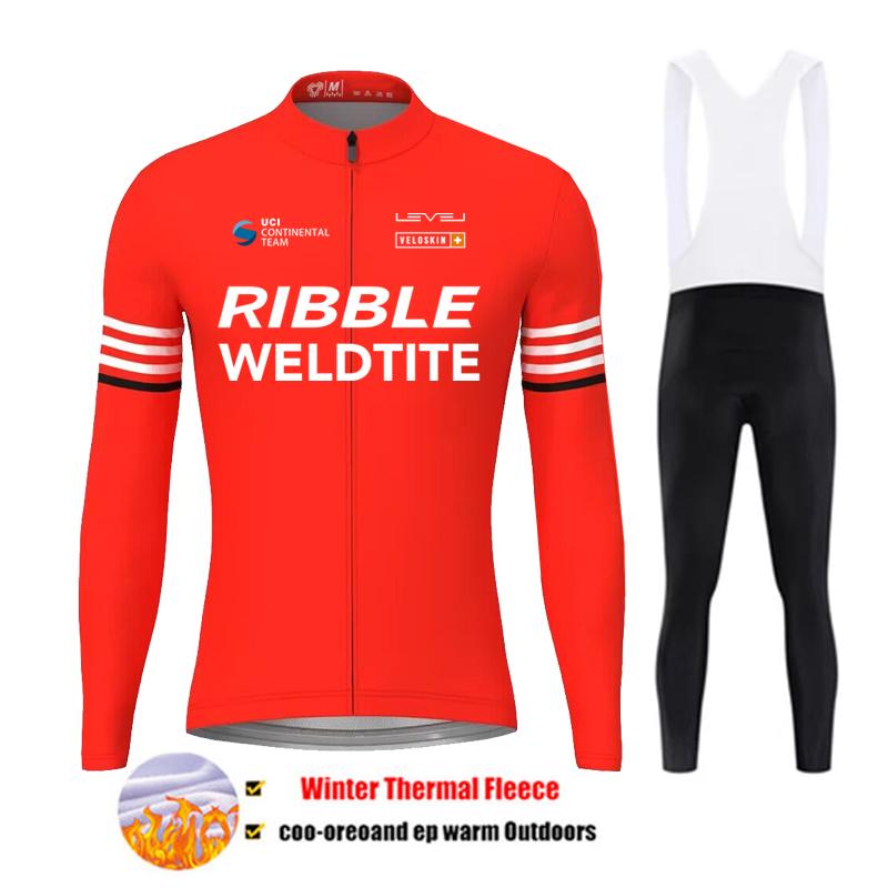 2026 Winter Cycling Clothing Thermal Fleece Bicycle Jersey Set Clothes Road Men's Bike Sports Uniforme Ropa Maílllot Ciclismo
