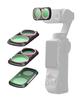 TELESIN Insta360 Luna Ultra Exclusive [CPL + VND 2-32 Variable ND + 1/4 Black Mist] Lens Filter Set