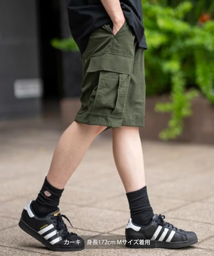 [IMPROVES] SIDEWAYSTANCE Poly Washer Wide Cargo Shorts